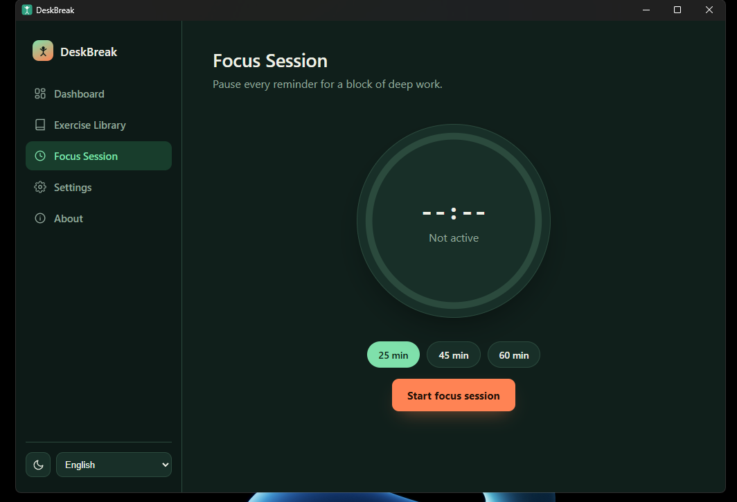 Focus session